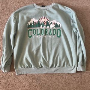 3XL green sweatshirt